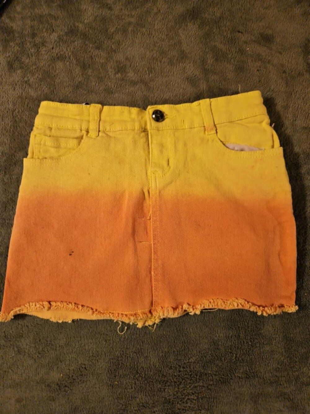 Vintage DKNY Sunburst Denim Shorts Mens Size 10